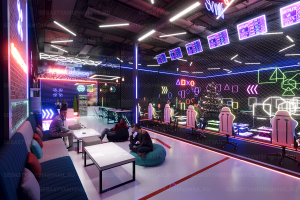 Арена Дронов (полный дизайн проект -дизайн, электрика, планировка, визуализации, чертежи возводимых перегородок и пр)  )