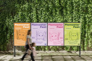 Серия афиш для фестиваля детского творчества