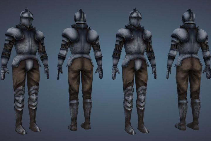 ������ ������ � ����� PS1 stylized pixel