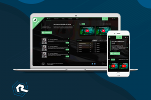 Дизайн игрового проекта с промо страницами в одно окно