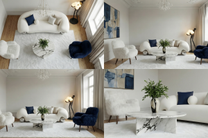 Создание серии интерьеров