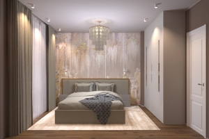 Визуализация дизайна интерьера жилой квартиры