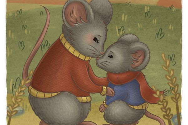 Иллюстрации для детской книжки "Мышонок Томми"