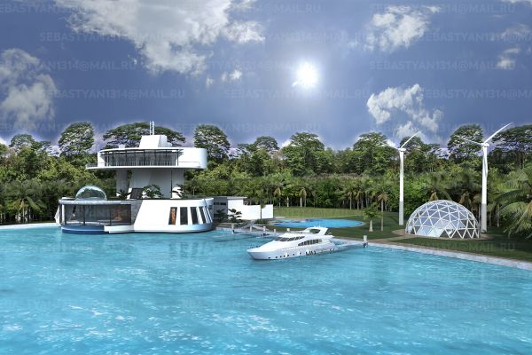 Отели на воде - карибские острова (Иностранный заказчик)