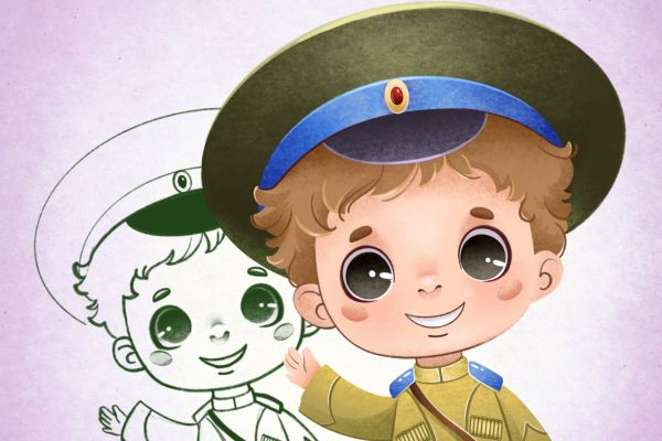 Персонаж для детского журнала