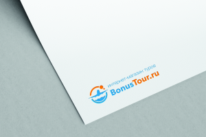 Логотип для интернет - магазина туров "BonusTour.ru