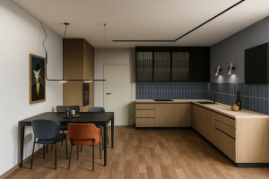 Декор-проект квартиры в современном стиле для мужчины