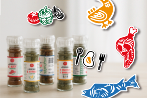 Серия упаковки продуктов