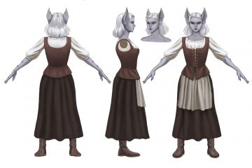 Концепт-арт персонажа