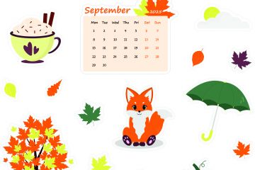 Осенние стикеры