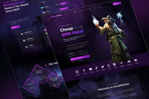 Разработка дизайна сайта для сервиса по увеличению охвата в социальных сетях