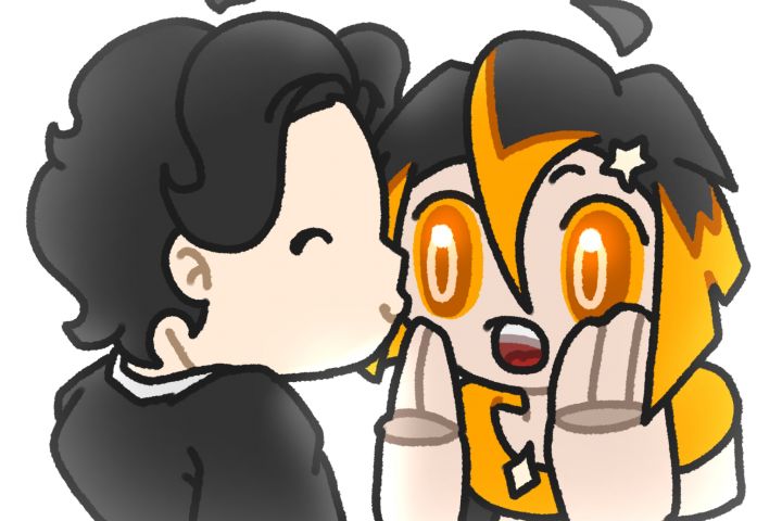 Лайн арт с простым покрасом и однотонным фоном - 5643539