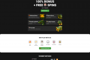 Рекламный лендинг под казино B86bet