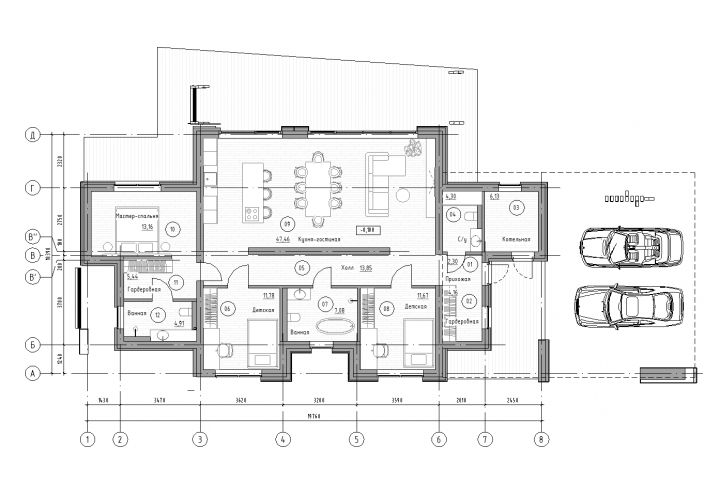 Планировочное решение для индивидуального дома - 5644122
