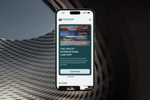 Разработка сайта для CHE Group ➜ международная юридическая фирма