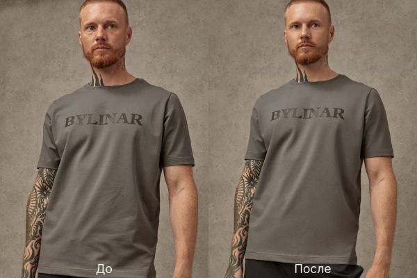 Ретушь мужской одежды