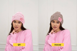 Ретушь женской одежды