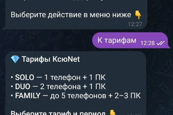 KsyNet — telegram-бот с платной подпиской и пробным доступом.