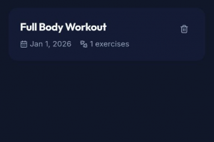 Android-приложение для фитнеса «Rep Workout Tracker»