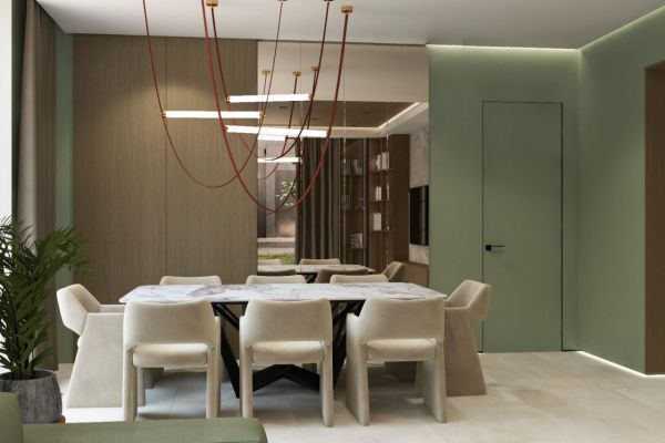 Гостиная в доме д. Коньково