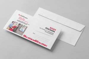 Дизайн конверта компании "Реклама в дом"