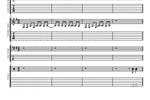 Подбор партий и написание партитуры музыкальной композиции "Darklink"