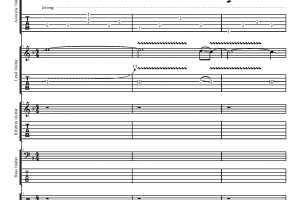 Подбор партий и написание партитуры песни "Заметался пожар голубой"