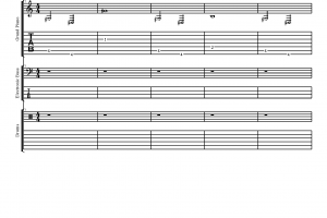 Подбор партий и написание партитуры музыкальной композиции ОМ, Белый - Стиль (Skit Ч.Буковски)