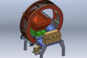 Устройство для измельчения резиновых изделий (шреднр)