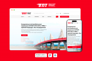 Сайт для "ТРАНС ПОРТ ТЕРМИНАЛ» - крупнейший международный автомобильный перевозчик
