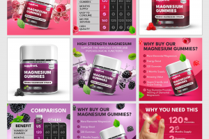 Разработка карточек товара для витаминов