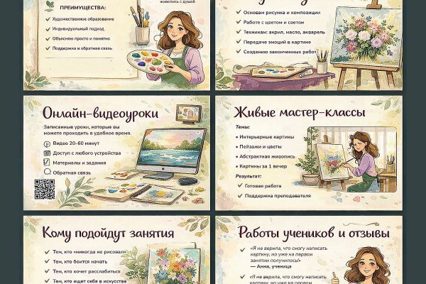 Презентация для художника