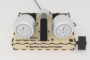 Визуализация демонстрационного стенда для динамиков