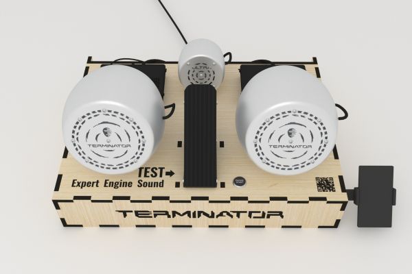 Визуализация демонстрационного стенда для динамиков