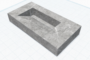 Серия моделей для компании, производящей раковины из керамогранита