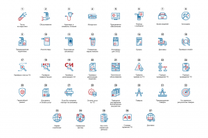 Комплект пиктограмм для сайта