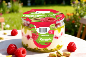 Этикетка десерта