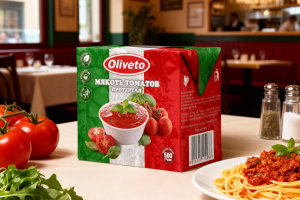 Упаковка томатной пасты