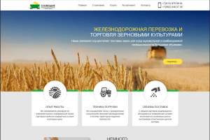 Сайт-визитка для компании "Созвездие"