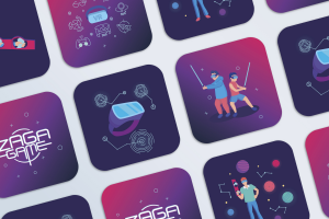 Стикеры для VR-студии