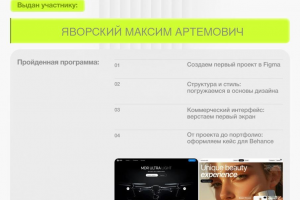 делал работу для портфолио