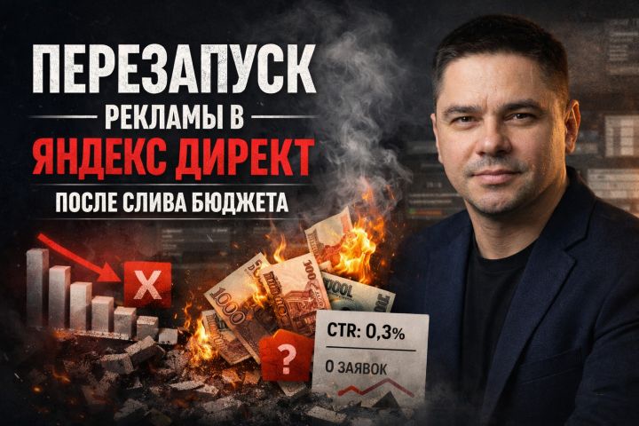 Перезапуск рекламы в Яндекс Директ после слива бюджета