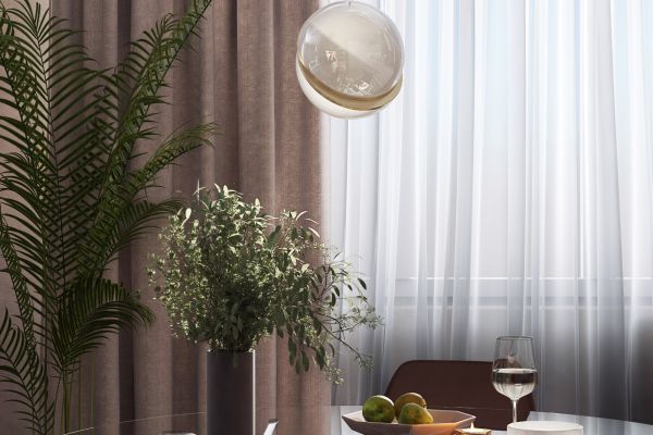 Квартира 90 кв.м. Гостиная, кухня.