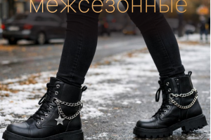 Инфографика для женских ботинк