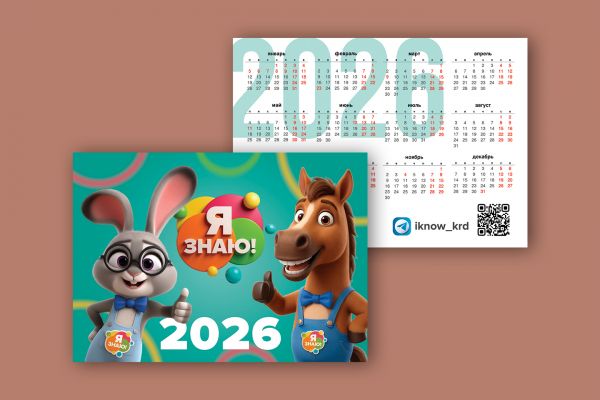 Дизайн карманного календаря