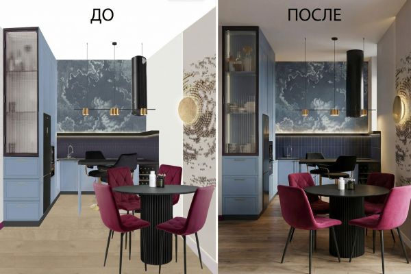 Улучшение рендеров и коллажей интерьера