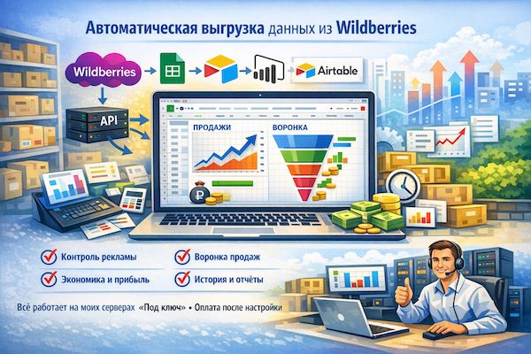 Ежедневная аналитика Wildberries “под ключ” — все данные в одном месте