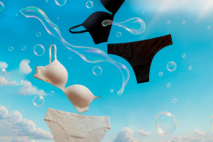 Баннер для ПВЗ с рекламой белья