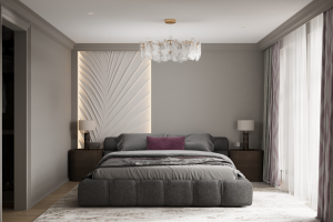 Спальня с гардеробной