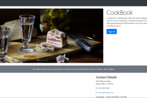 Кулинарный каталог Cookbook